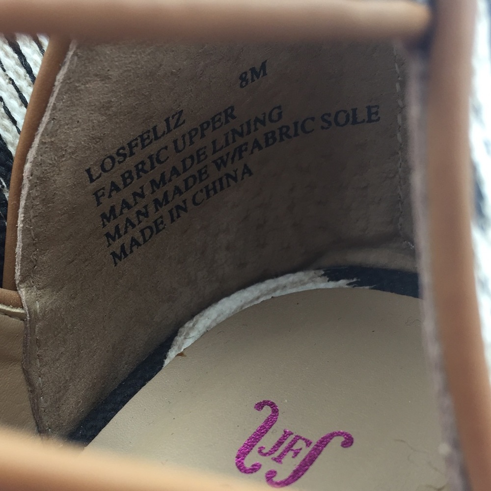 🍁JustFab LosFeliz Wedge Platform Sandals - Picture 5 of 7